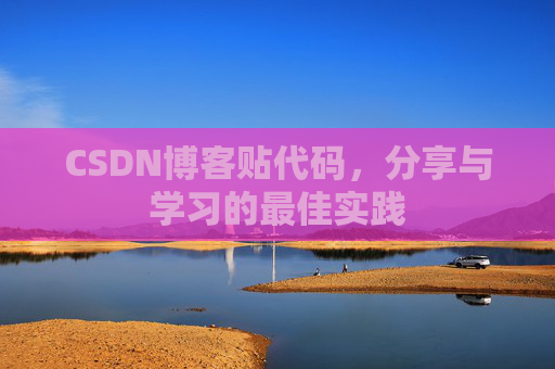 CSDN博客贴代码，分享与学习的最佳实践